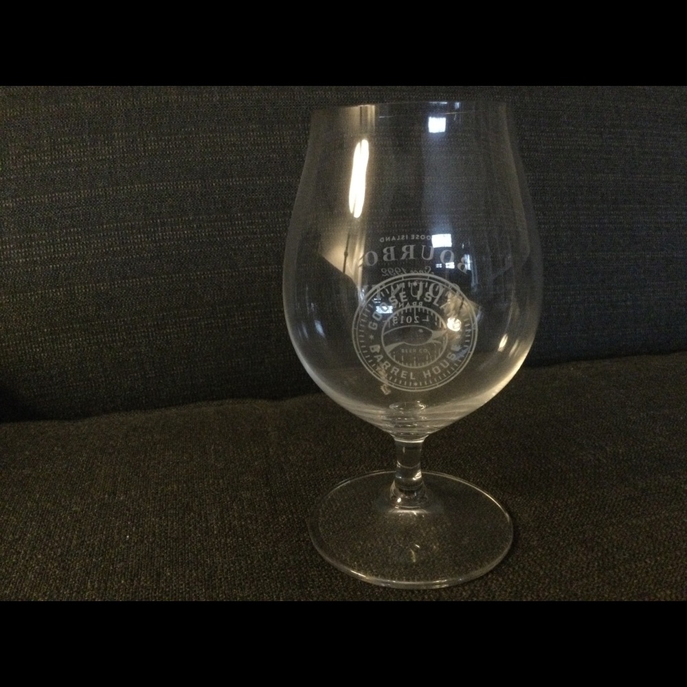 Goose Island Bourbon County BCBS 2015 Snifter RARE Spieglau Craft Beer Glass NEW